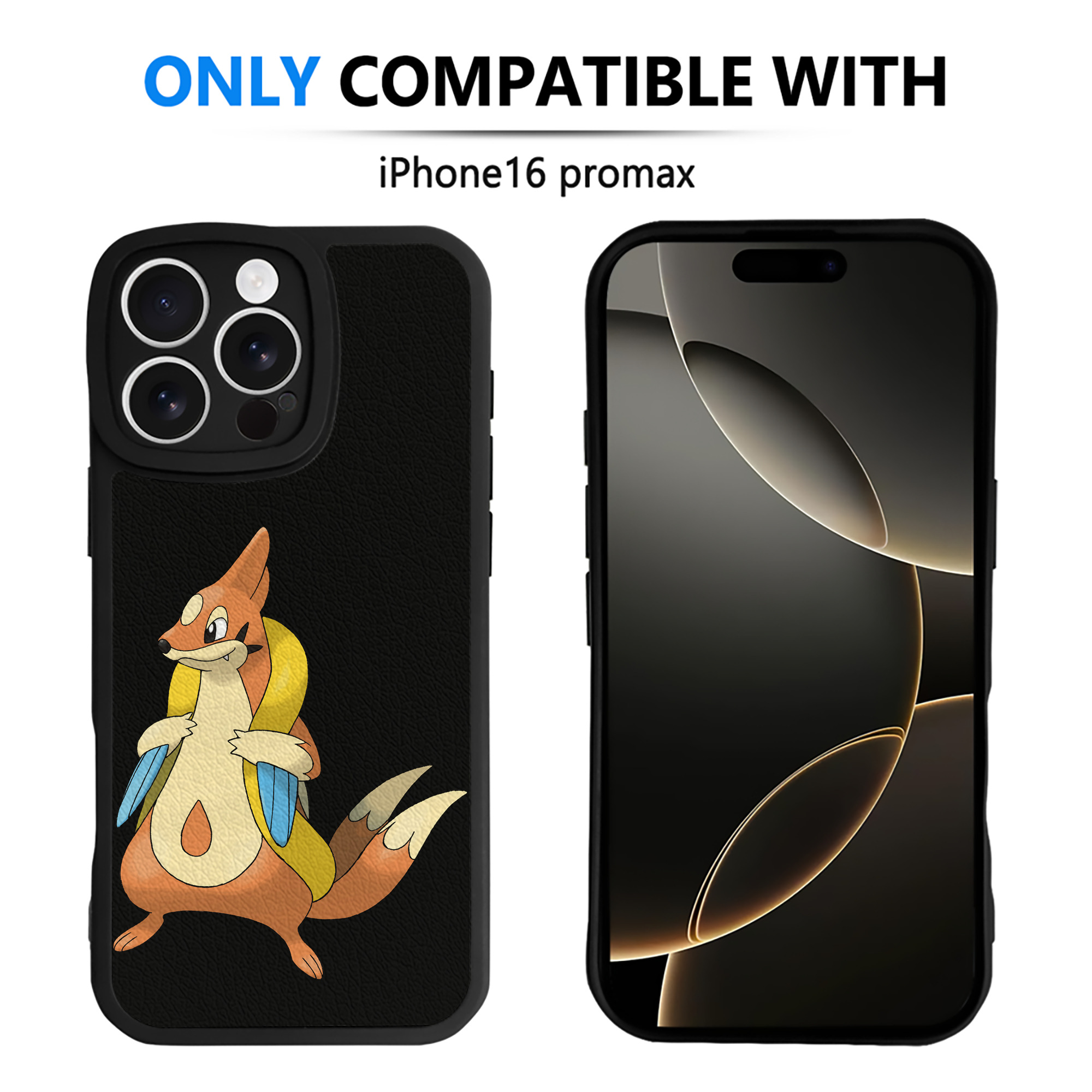 （画像用） ポケットモンスター Pokémon 【iPhone 16シリーズ対応】シリコンスマホケース（レザー調） 材質：シリコン